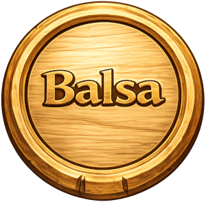Balsa rank badge