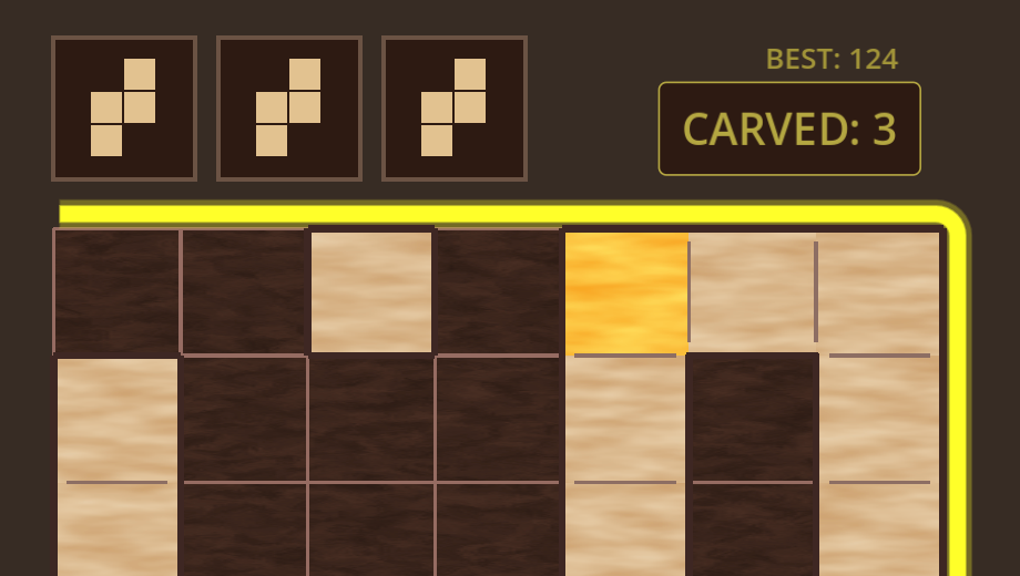 Bonus blocks appear randomly